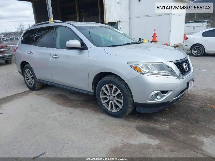 5N1AR2MM8GC655143 2016 Nissan Pathfinder Platinum/S/Sl/Sv