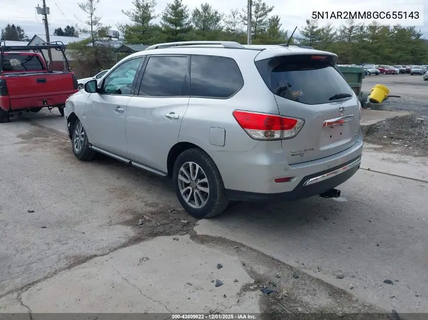 5N1AR2MM8GC655143 2016 Nissan Pathfinder Platinum/S/Sl/Sv