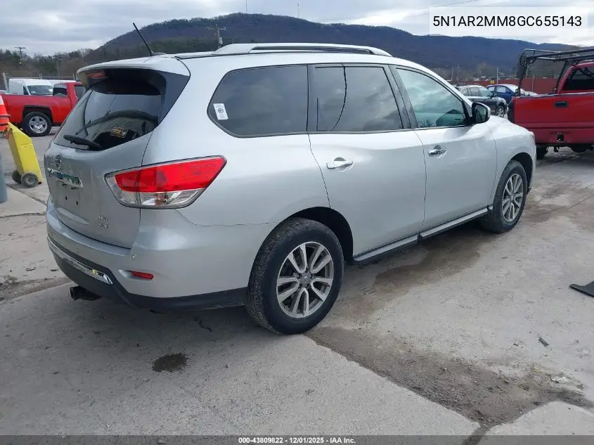 5N1AR2MM8GC655143 2016 Nissan Pathfinder Platinum/S/Sl/Sv