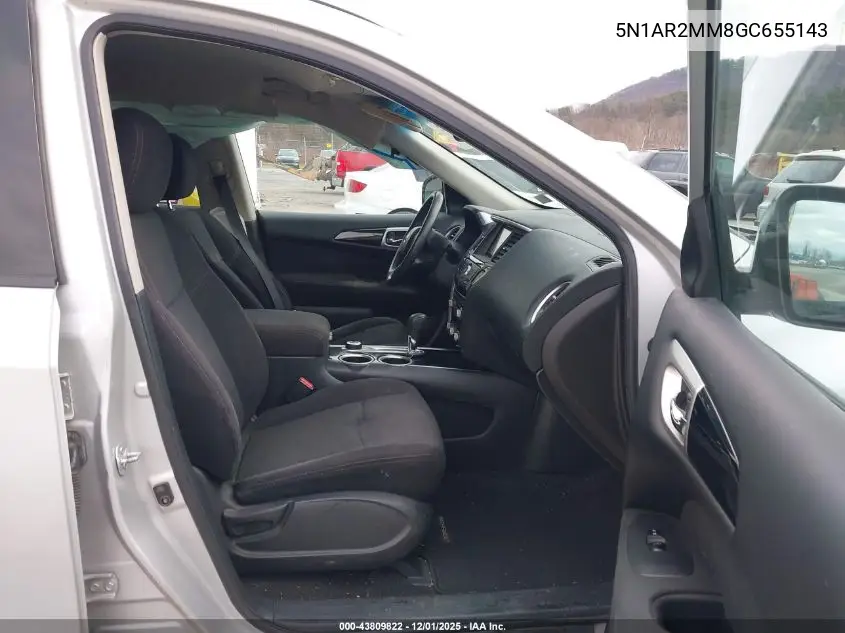 5N1AR2MM8GC655143 2016 Nissan Pathfinder Platinum/S/Sl/Sv