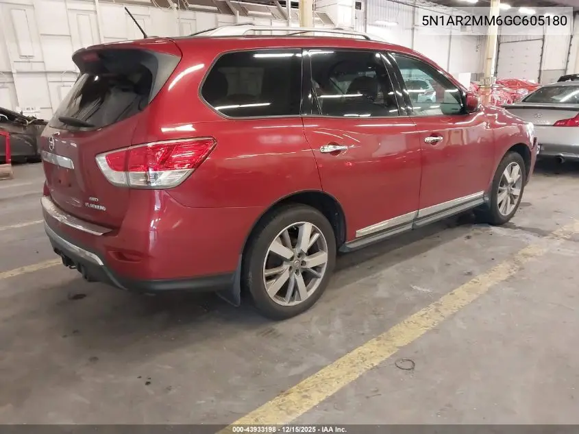 5N1AR2MM6GC605180 2016 Nissan Pathfinder Platinum