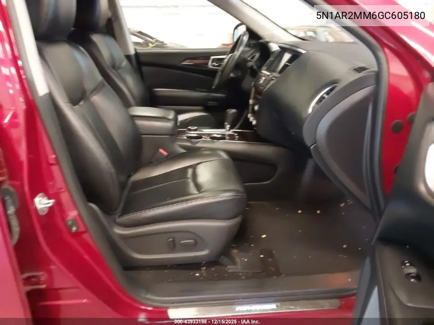 5N1AR2MM6GC605180 2016 Nissan Pathfinder Platinum