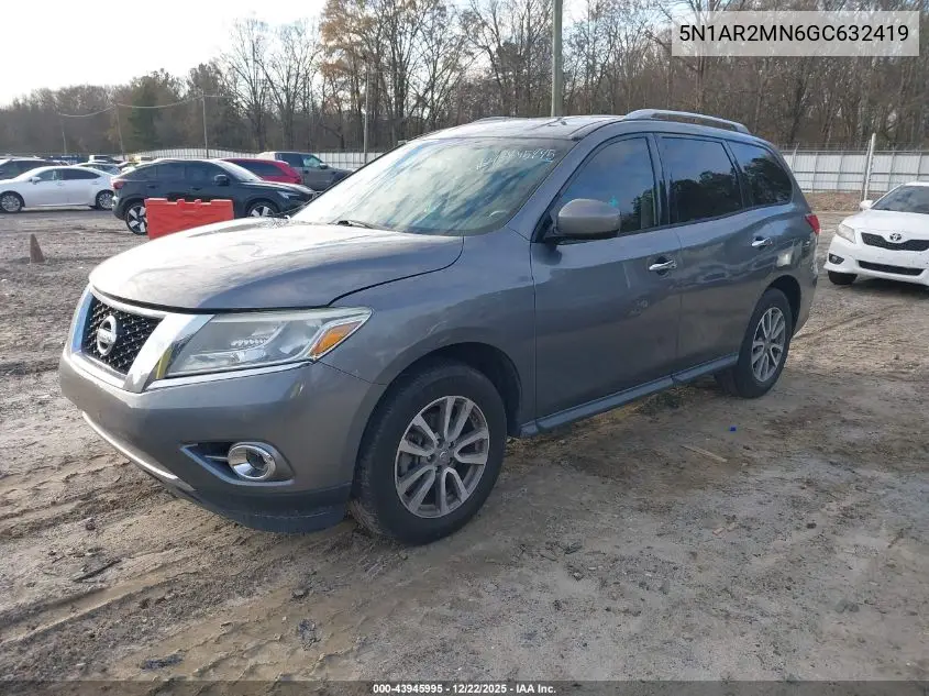 5N1AR2MN6GC632419 2016 Nissan Pathfinder Platinum/S/Sl/Sv