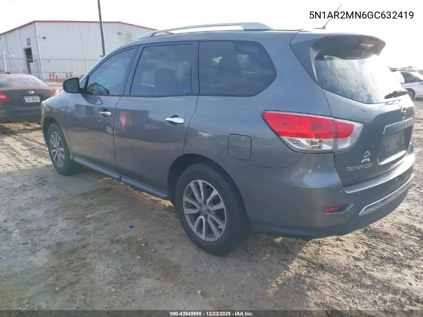 5N1AR2MN6GC632419 2016 Nissan Pathfinder Platinum/S/Sl/Sv