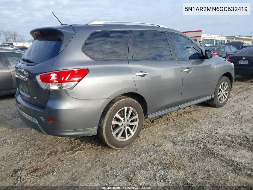 5N1AR2MN6GC632419 2016 Nissan Pathfinder Platinum/S/Sl/Sv