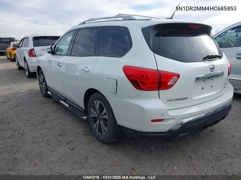 5N1DR2MM4HC685853 2017 Nissan Pathfinder Sl