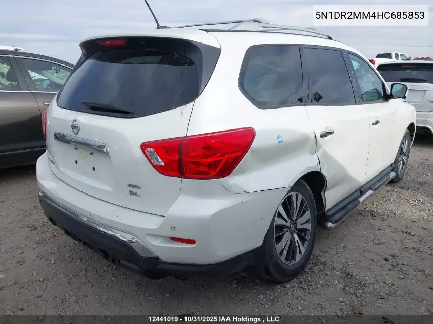 5N1DR2MM4HC685853 2017 Nissan Pathfinder Sl