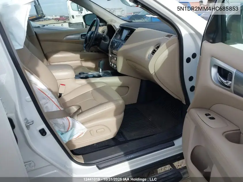 5N1DR2MM4HC685853 2017 Nissan Pathfinder Sl