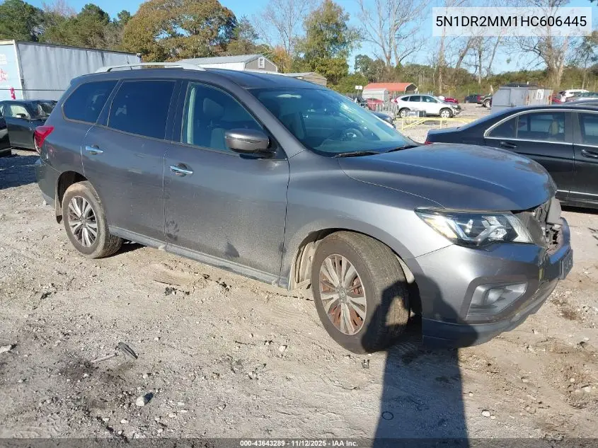 5N1DR2MM1HC606445 2017 Nissan Pathfinder S