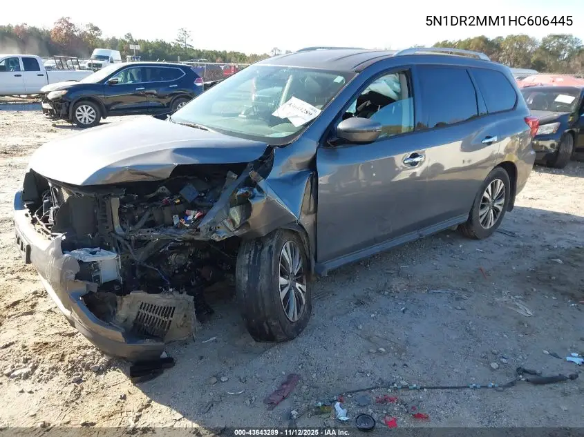 5N1DR2MM1HC606445 2017 Nissan Pathfinder S