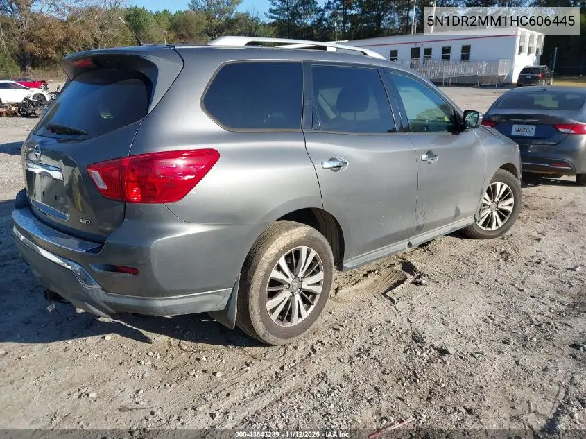 5N1DR2MM1HC606445 2017 Nissan Pathfinder S