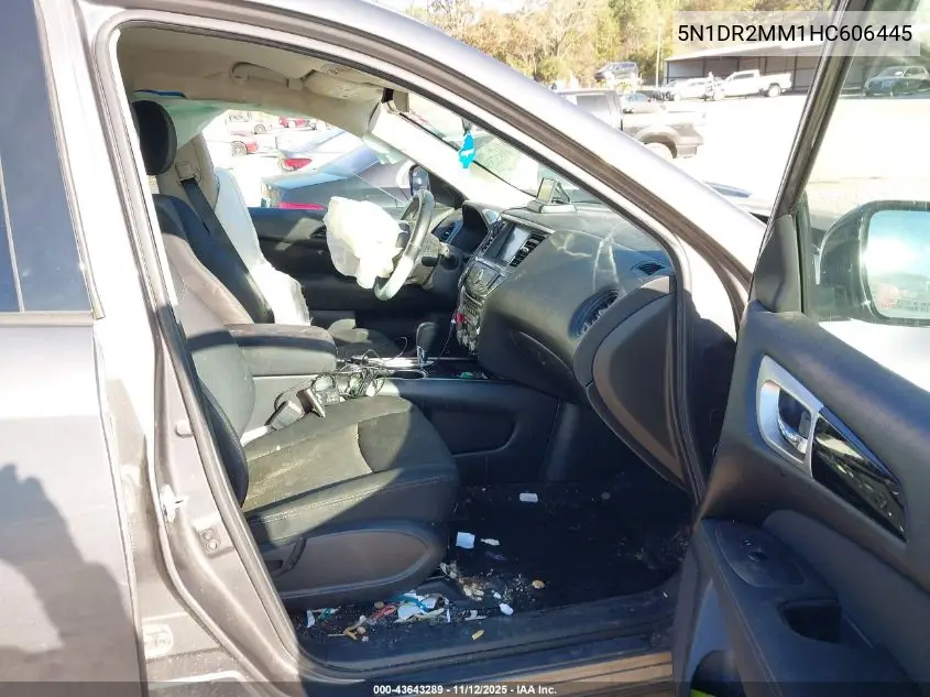 5N1DR2MM1HC606445 2017 Nissan Pathfinder S