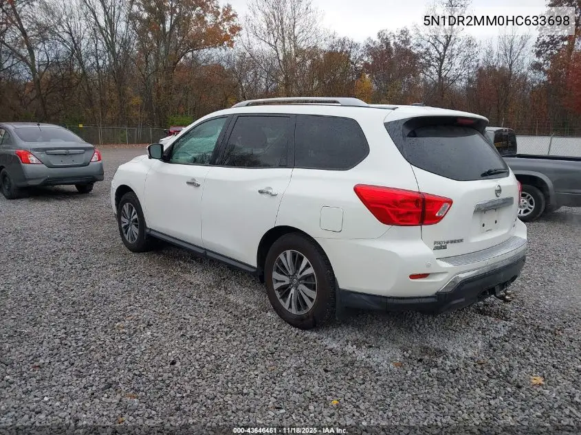 5N1DR2MM0HC633698 2017 Nissan Pathfinder Sl