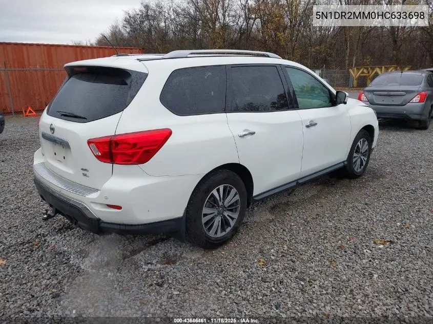 5N1DR2MM0HC633698 2017 Nissan Pathfinder Sl