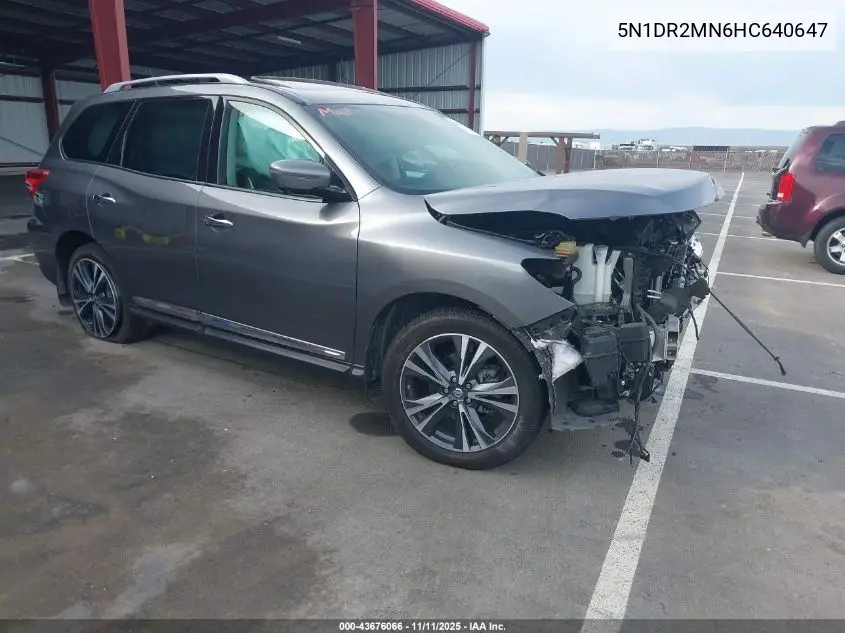 5N1DR2MN6HC640647 2017 Nissan Pathfinder Platinum