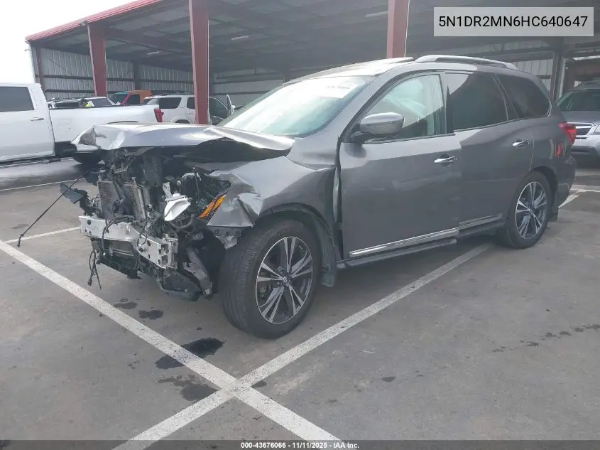 5N1DR2MN6HC640647 2017 Nissan Pathfinder Platinum