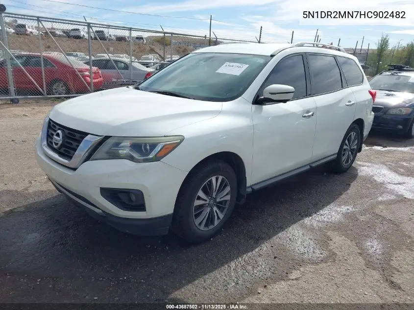 5N1DR2MN7HC902482 2017 Nissan Pathfinder Sl