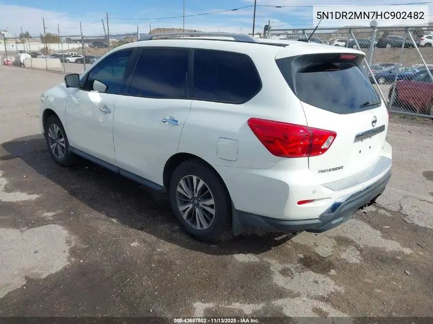 5N1DR2MN7HC902482 2017 Nissan Pathfinder Sl