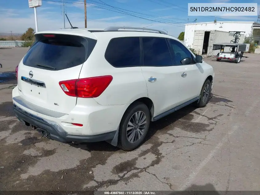 5N1DR2MN7HC902482 2017 Nissan Pathfinder Sl