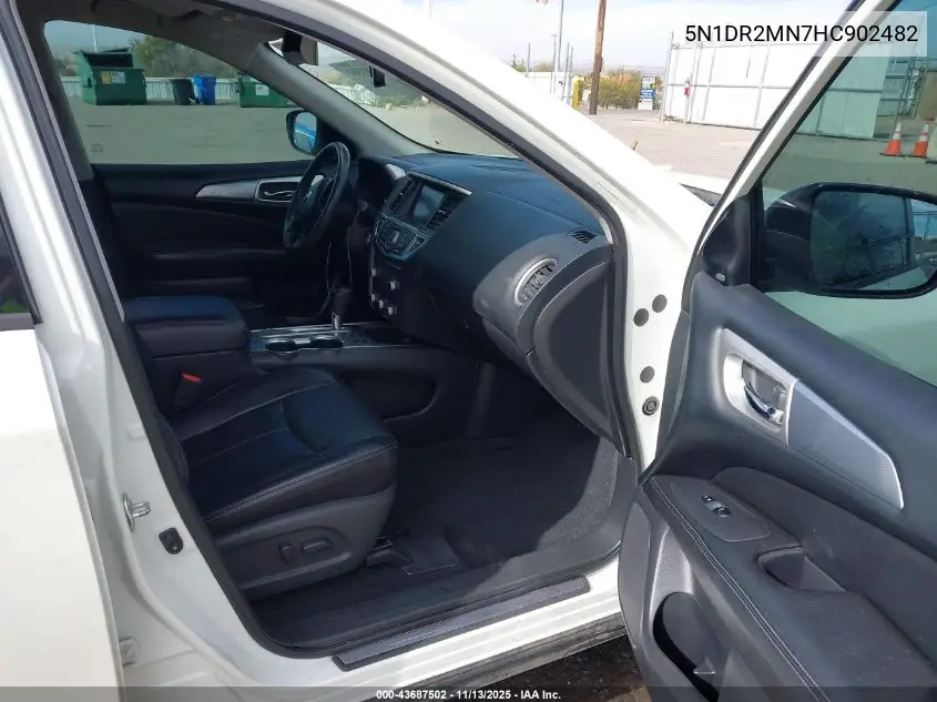 5N1DR2MN7HC902482 2017 Nissan Pathfinder Sl