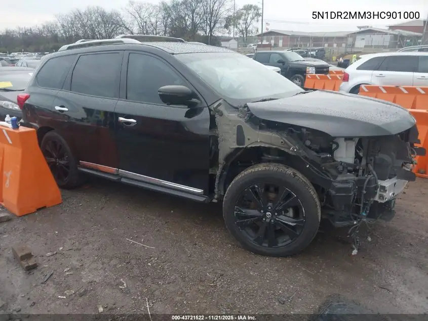 5N1DR2MM3HC901000 2017 Nissan Pathfinder Platinum