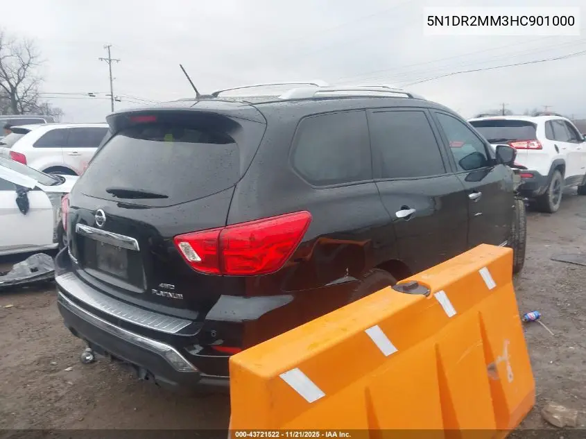 5N1DR2MM3HC901000 2017 Nissan Pathfinder Platinum