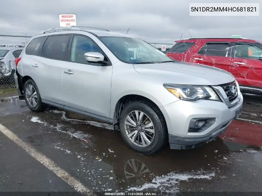 5N1DR2MM4HC681821 2017 Nissan Pathfinder Sl