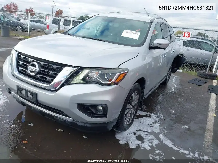 5N1DR2MM4HC681821 2017 Nissan Pathfinder Sl