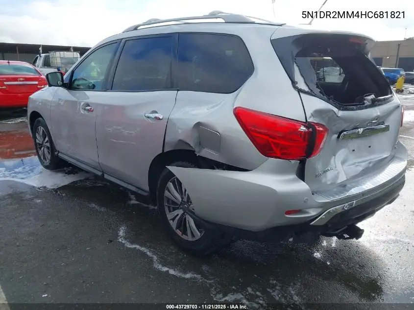 5N1DR2MM4HC681821 2017 Nissan Pathfinder Sl