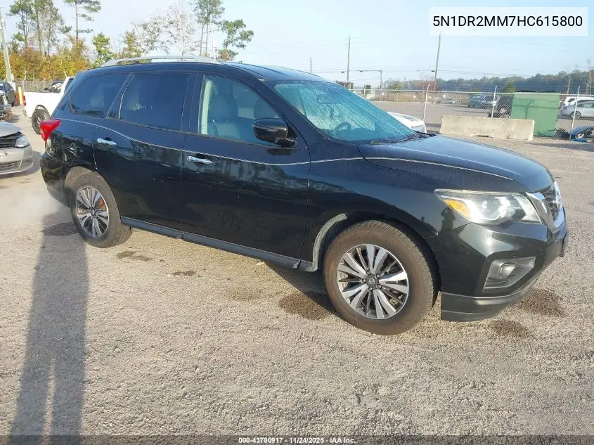 5N1DR2MM7HC615800 2017 Nissan Pathfinder Platinum/S/Sl/Sv