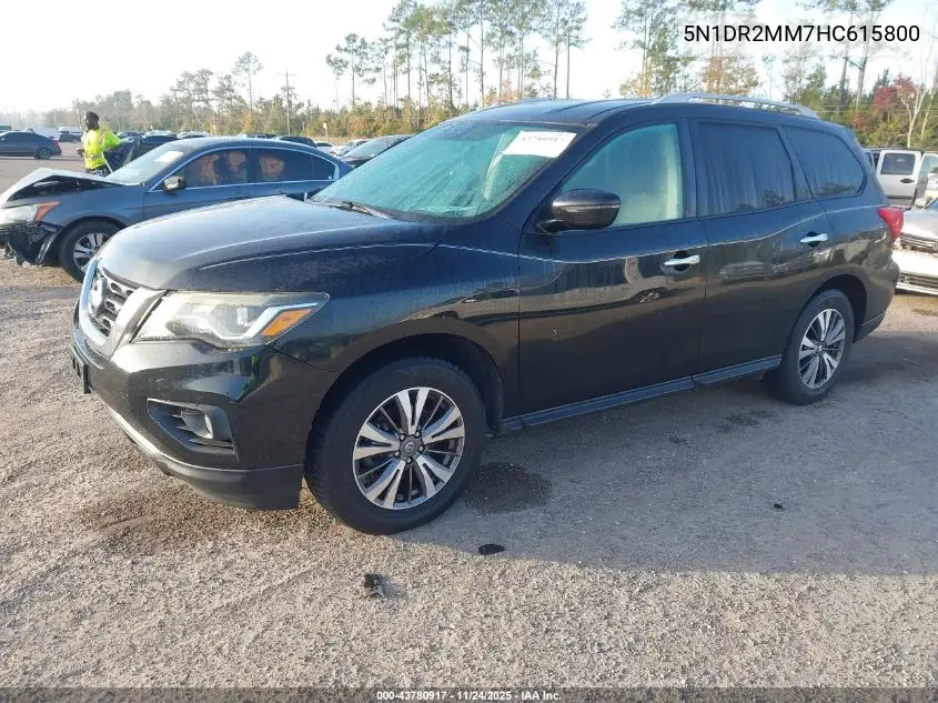 5N1DR2MM7HC615800 2017 Nissan Pathfinder Platinum/S/Sl/Sv