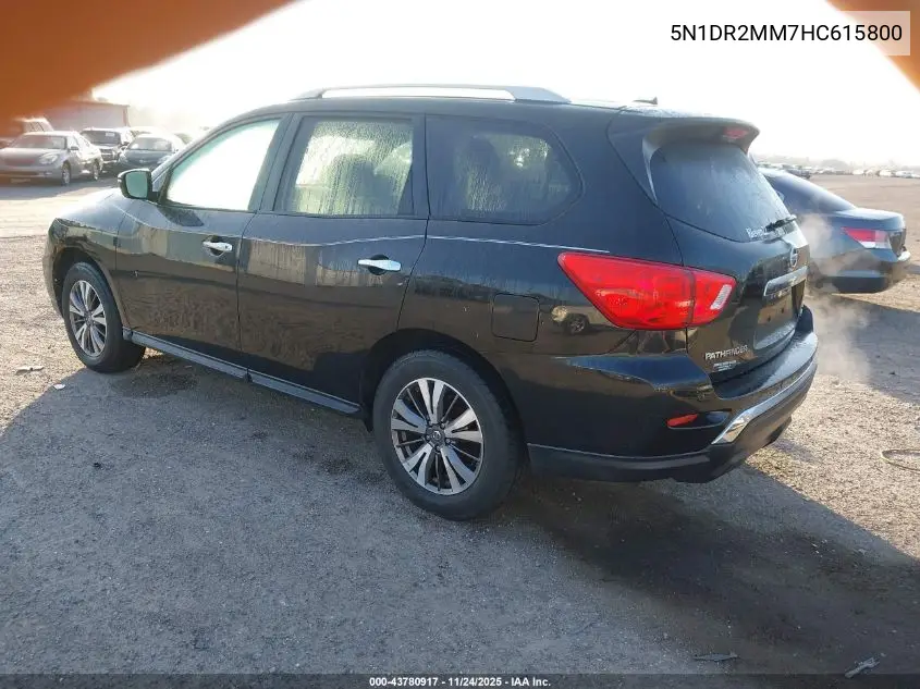 5N1DR2MM7HC615800 2017 Nissan Pathfinder Platinum/S/Sl/Sv