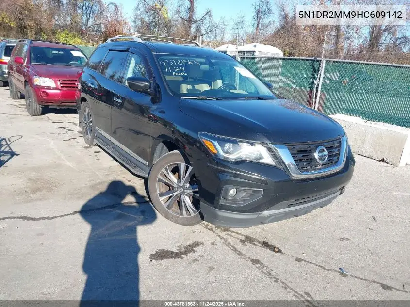 5N1DR2MM9HC609142 2017 Nissan Pathfinder Platinum