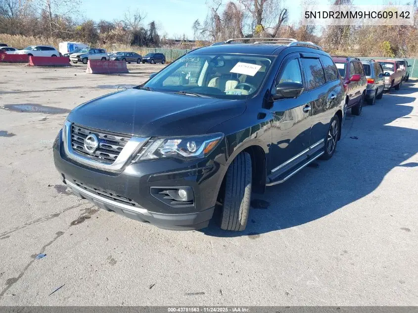 5N1DR2MM9HC609142 2017 Nissan Pathfinder Platinum