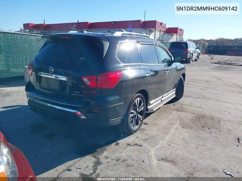 5N1DR2MM9HC609142 2017 Nissan Pathfinder Platinum