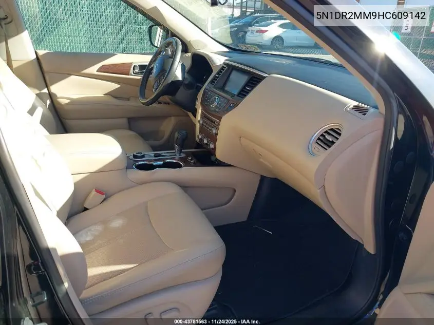 5N1DR2MM9HC609142 2017 Nissan Pathfinder Platinum
