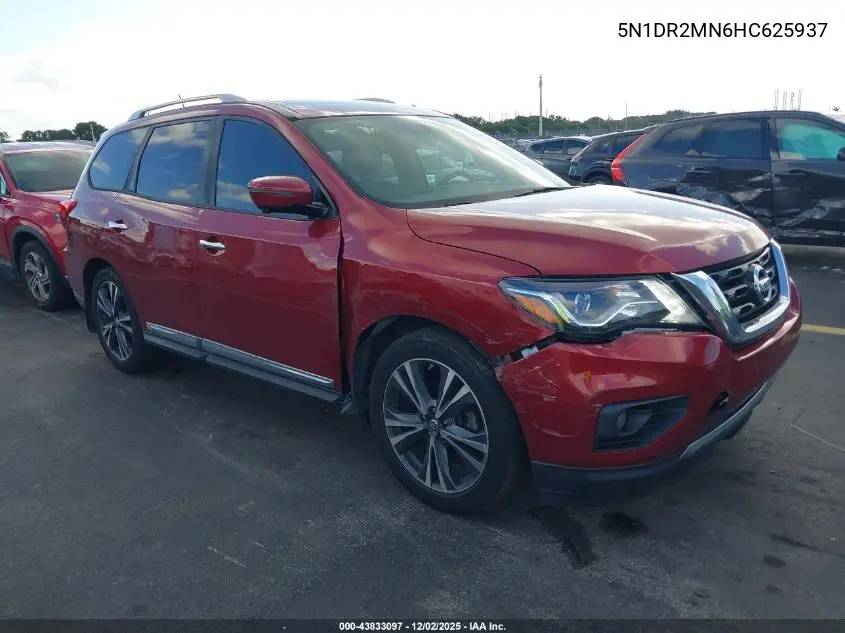5N1DR2MN6HC625937 2017 Nissan Pathfinder S