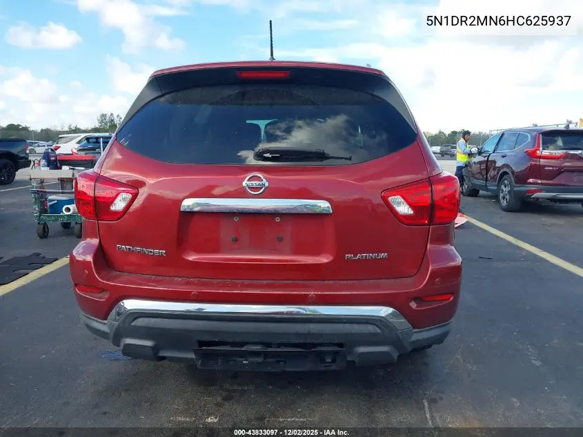 5N1DR2MN6HC625937 2017 Nissan Pathfinder S