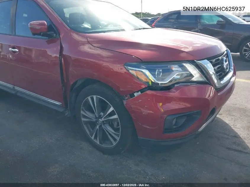 5N1DR2MN6HC625937 2017 Nissan Pathfinder S
