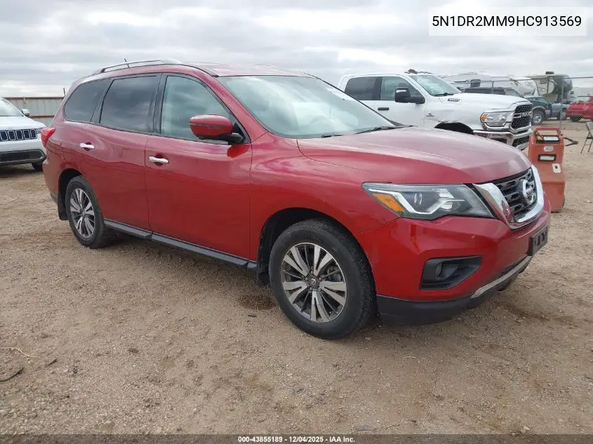 5N1DR2MM9HC913569 2017 Nissan Pathfinder Sl