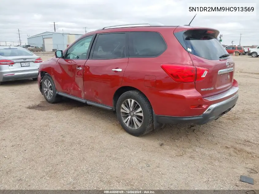 5N1DR2MM9HC913569 2017 Nissan Pathfinder Sl