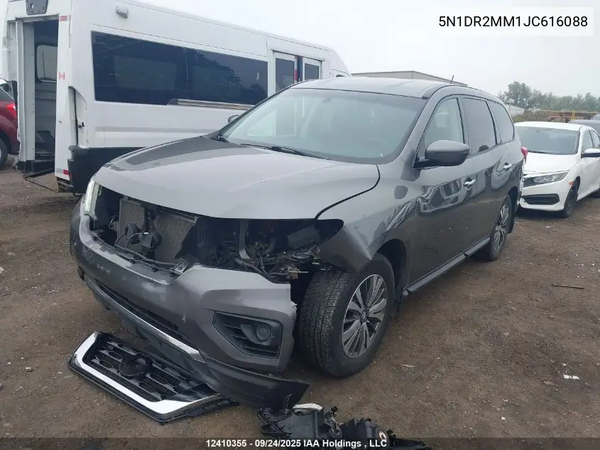 5N1DR2MM1JC616088 2018 Nissan Pathfinder S/Sv/Sl/Platinum