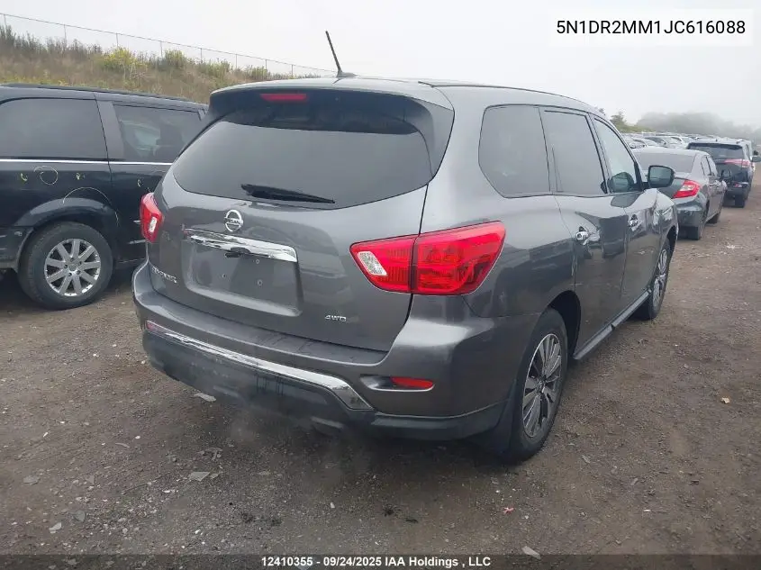 5N1DR2MM1JC616088 2018 Nissan Pathfinder S/Sv/Sl/Platinum