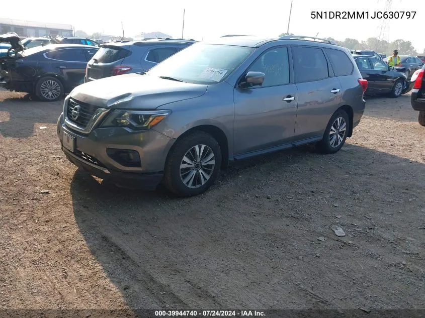 5N1DR2MM1JC630797 2018 Nissan Pathfinder Platinum/S/Sl/Sv