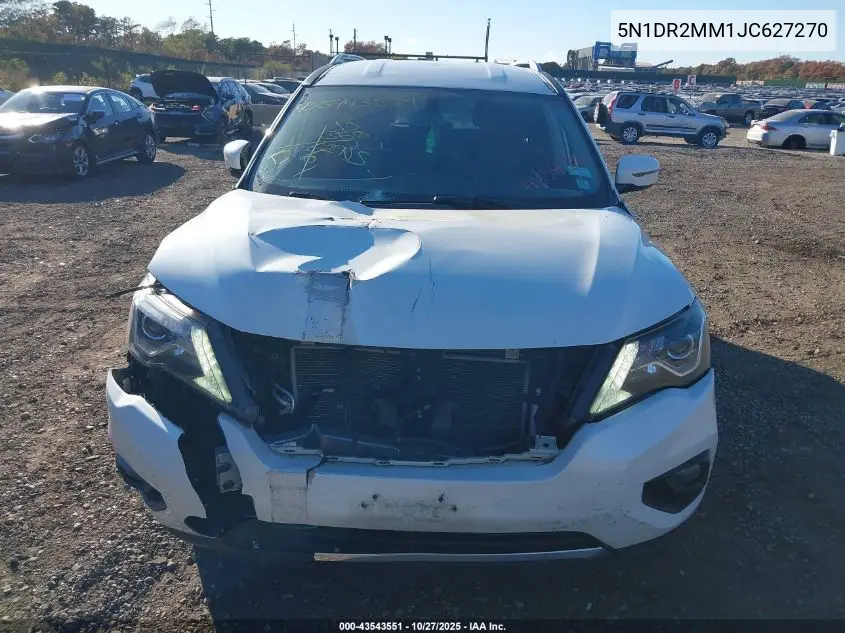 5N1DR2MM1JC627270 2018 Nissan Pathfinder Sv