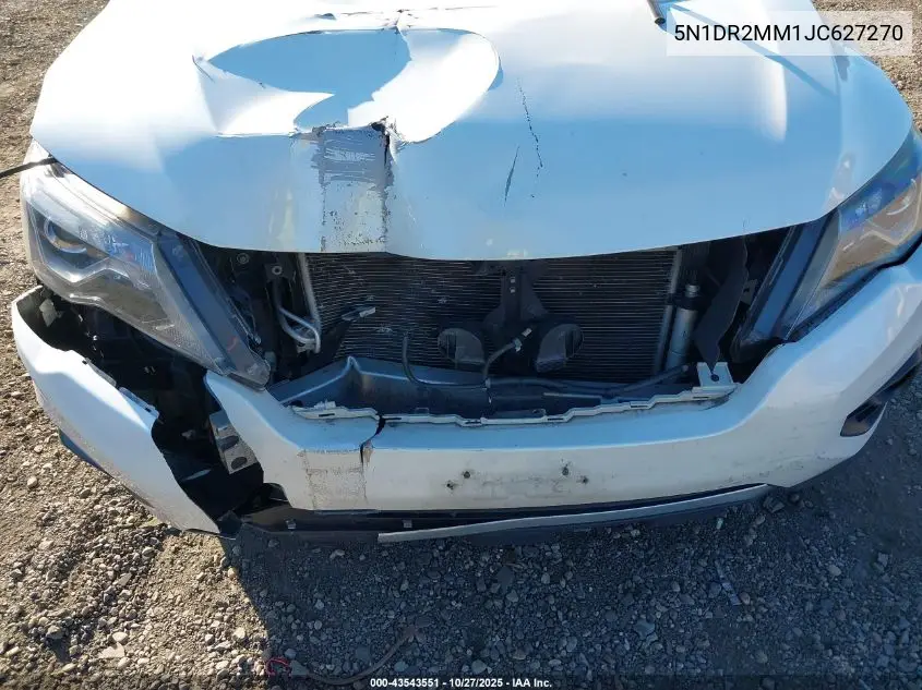 5N1DR2MM1JC627270 2018 Nissan Pathfinder Sv