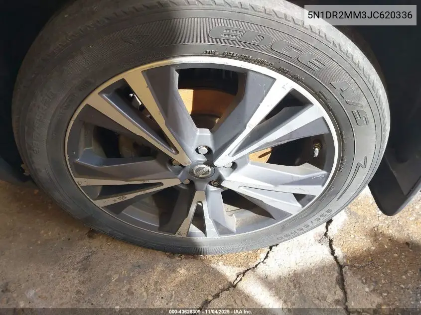 5N1DR2MM3JC620336 2018 Nissan Pathfinder Platinum