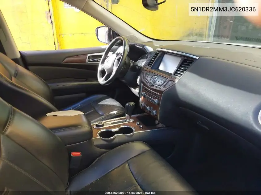 5N1DR2MM3JC620336 2018 Nissan Pathfinder Platinum