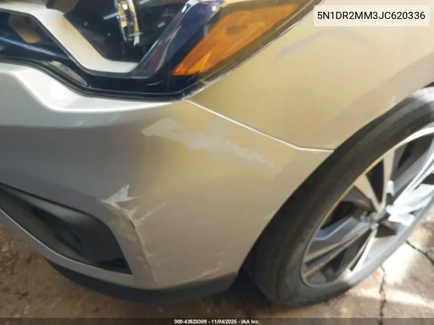 5N1DR2MM3JC620336 2018 Nissan Pathfinder Platinum