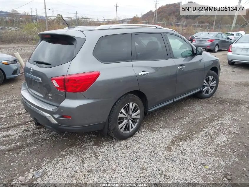 5N1DR2MM8JC613477 2018 Nissan Pathfinder Sl